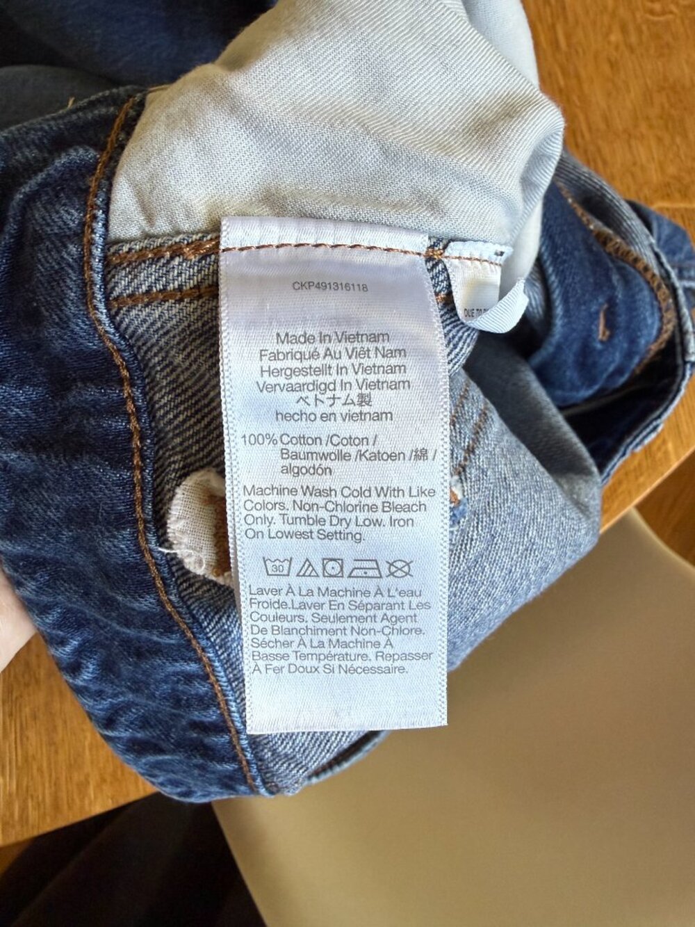 Madewell Wide Sweep Denim Jeans Size 29 - Picture 5 of 10